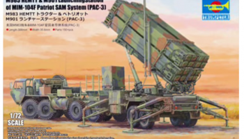 M983 HEMTT & M901 Launching Station w/ MIM-104F Patriot SAM System (PAC 3) 1:72 - Trumpeter