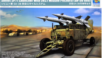 SLEVA  244,-Kč 20% DISCOUNT - Soviet 5P71 Launcher with 5V27 Missile Pechora (SA3B Goa) 1/35 - Trumpeter