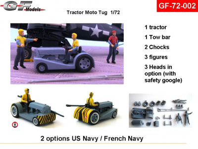 Tractor Moto Tug 1/72 - GF Models