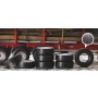 TRAILER RUBBER TYRES (8x) (1:24) Model Kit 3890 - Italeri