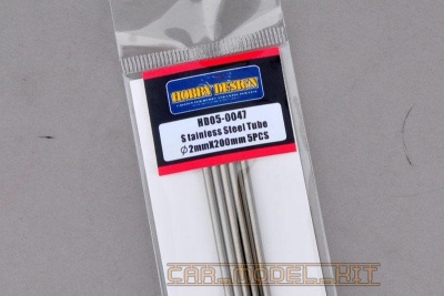 Trubice z nerezové oceli Stainless Steel Tube 2.0mm*200mm - Hobby Design