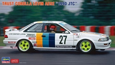 Trust Corolla Levin AE92 "1990 JTC" 1/24 - Hasegawa