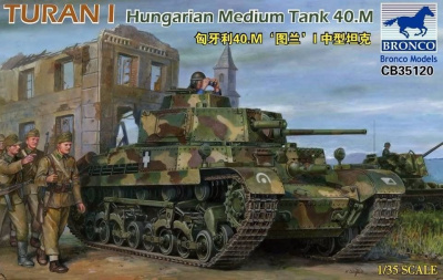 Turan I Hungarian Medium Tank 40.M (1:35) - Bronco Models