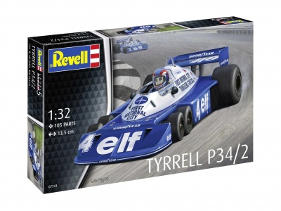 Tyrrel P34/2 6-Wheeler (1:32) Plastic ModelKit auto 07741 - Revell