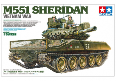 U.S. Airborne Tank M551 Sheridan (Vietnam War) (1:35) - Tamiya