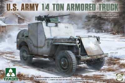 U.S. Army 1/4 Ton Armored Truck 1/35 - Takom