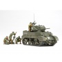 U.S. Light Tank M5A1 Pursuit Operation Set (w/4 Figures) (1:35) - Tamiya