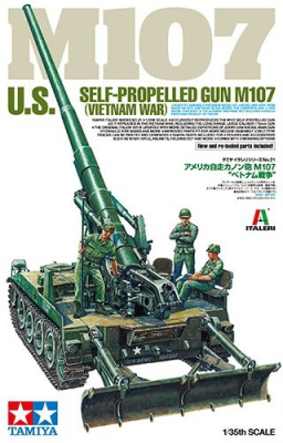 U.S. Self-Propelled Gun M107 (Vietnam War) - Tamiya