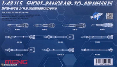 U.S. Short-Range Air-to-Air Missiles 1/35 - Meng
