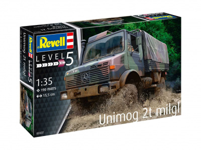 Unimog 2T milgl (1:35) Plastic ModelKit military 03337 - Revell