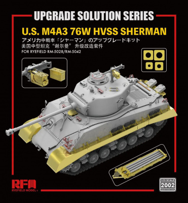 Upgrade Solution for U.S. M4A3 76W HVSS Sherman for RM-5028/RM-5042 1/35 - RFM