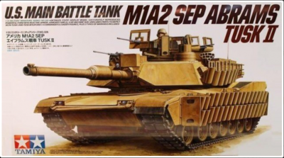 US M1A2 SEP Abrams TUSK II  (1:35) - Tamiya
