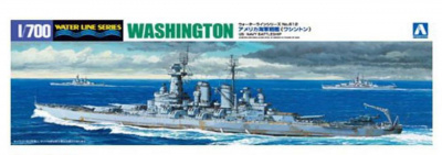 US NAVY BATTLESHIP WASHINGTON  1/700 - Aoshima