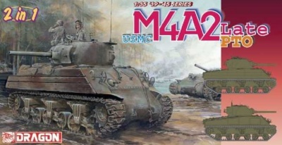 USMC M4A2 LATE PTO (2 in 1) (1:35) Model Kit tank 6462 - Dragon