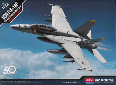 USN F/A-18F "VFA-2 Bounty Hunters" (1:72) Model Kit letadlo 12567 - Academy