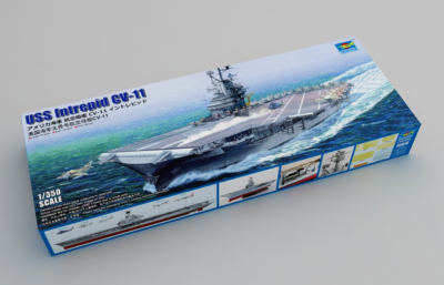 USS Intrepid CV-11- Re Edition 1:350 - Trumpeter