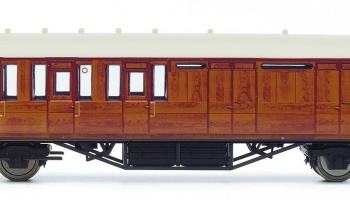 Vagón osobní HORNBY R4574A - LNER Thompson Non-corridor 3rd Class Brake Coach, Teak