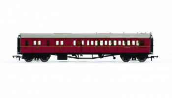 Vagón osobní HORNBY R4765 - BR Collett Coach Corridor Brake Third Class LH, Maroon