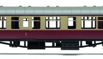 Vagón osobní HORNBY RAILROAD R4812 - BR Mk1 Corridor Composite Coach - BR Crimson & Cream