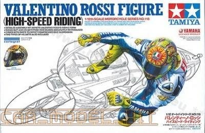 Valentino Rossi Figure (High-Speed Riding) - Tamiya