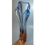 Váza hutní sklo - Art Glass-  Josef Michal Hospodka Chřibská 32 cm - Retro