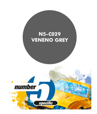 Veneno Grey  Paint for Airbrush 30 ml - Number 5