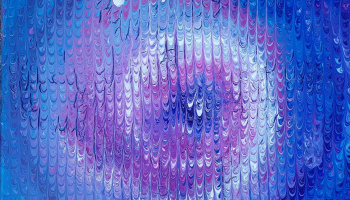 Vesmír, akryl na plátně 30x30 cm - Obrazy na míru