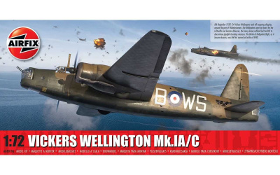 Vickers Wellington Mk.IA/C (1:72) Classic Kit letadlo A08019A - Airfix