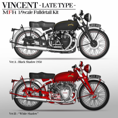 VINCENT [Late Type] Fulldetail Kit 1/9 - Model Factory Hiro
