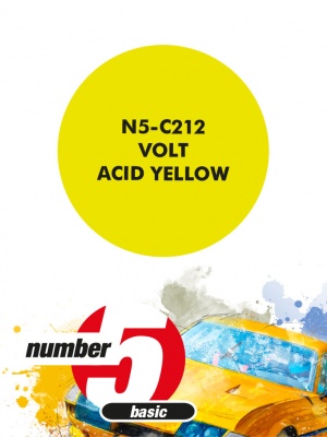 Volt Acid Yellow - Fluorescent Paint for airbrush 30ml - Number Five