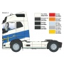 Volvo FH16 Medium Roof (1:24) Model Kit truck 3970 - Italeri