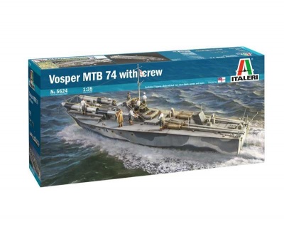 Vosper MTB 74 with crew (1:35) Model Kit 5624 - Italeri