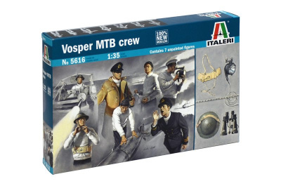 VOSPER MTB CREW (1:35) Model Kit figurky 5616 - Italeri