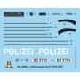 VW Golf "POLIZEI" (1:24) Model Kit auto 3666 - Italeri