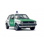 VW Golf "POLIZEI" (1:24) Model Kit auto 3666 - Italeri