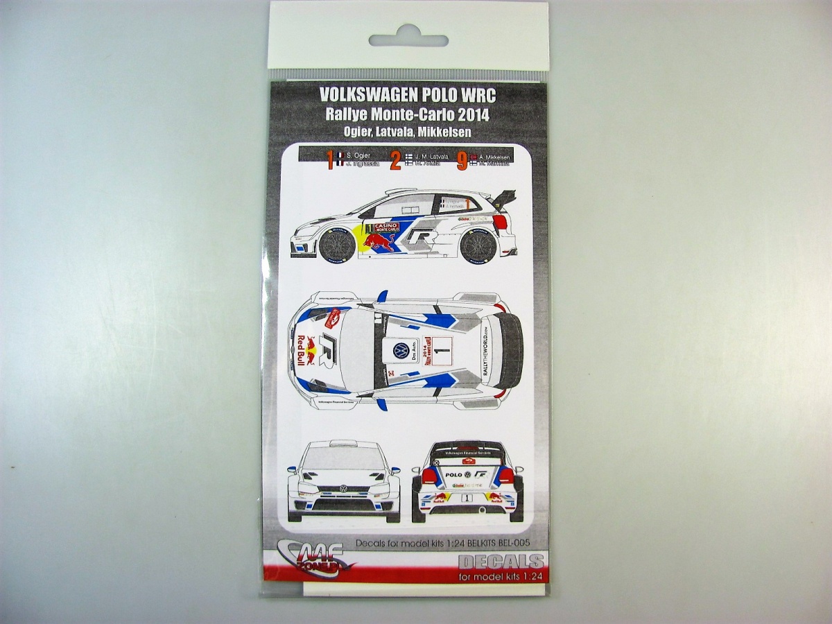 VW Polo WRC Rally Monte Carlo 2014 MF Zone Car model kit