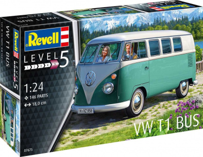 VW T1 Bus Plastic ModelKit auto 07675 (1:24) - Revell