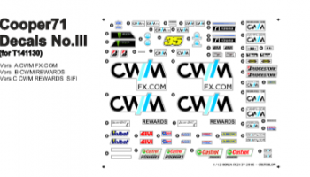 Honda RC213V CWM Cal Crutchlow for Tamiya 14130 - Cooper71