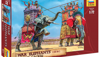 Wargames (AoB) figurky 8011 - War Elephants III-II B. C. (1:72)