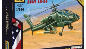 Wargames (HW) vrtulník 7408 - AH-64 Apache Helicopter (1:144)