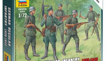 Wargames (WWII) figurky 6178 - German Regular Infantry 1939-43 (1:72)