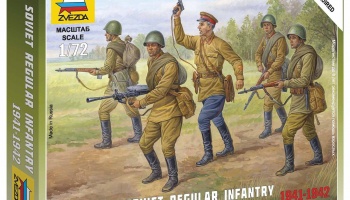 Wargames (WWII) figurky 6179 - Soviet Regular Infantry 1941-42 (1:72)