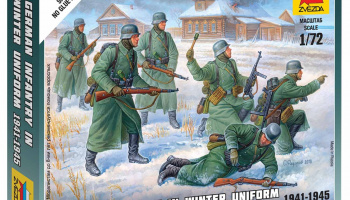 Wargames (WWII) figurky 6198 - German Infantry (Winter Uniform) (1:72)