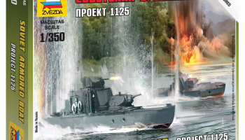 Wargames (WWII) loď 6164 - Soviet Armored Boat (1:350) - Zvezda