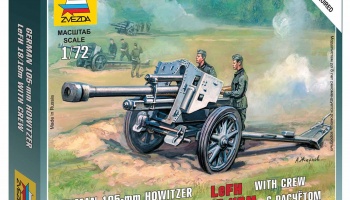 Wargames (WWII) military 6121 - German Howitzer leFH-18 (1:72)