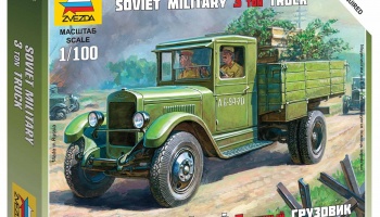 Wargames (WWII) military 6124 - Soviet Truck ZIS-5 (1:100)