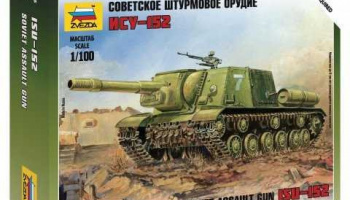 Wargames (WWII) military 6207 - Siviet assault gun ISU-152 (1:100)