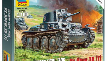 Wargames (WWII) tank 6130 - German Light Tank PZ.KPFW.38 (T) (1:100)