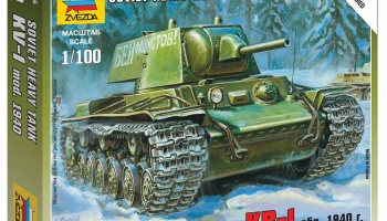 Wargames (WWII) tank 6141 - Soviet Heavy Tank KV-1 (1:100)