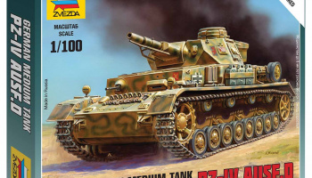 Wargames (WWII) tank 6151 - Pz-IV Ausf.D (1:100)